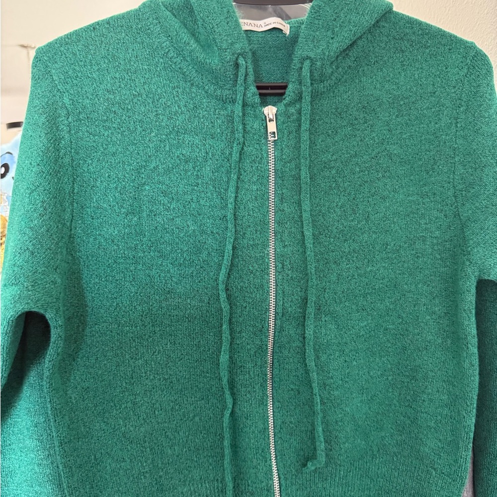 Green Hooded Jacket